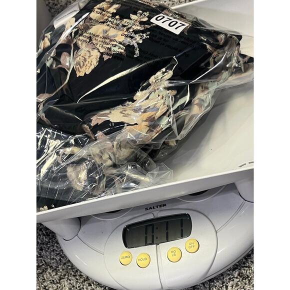 ASTR The Label Faux Wrap Black Floral High Low Maxi Dress Womens L Wedding - Picture 13 of 13